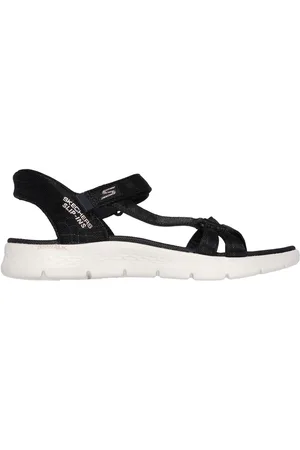 Skechers Donna Slip-ins: GO WALK Flex Sandali - Sssophia in Nero/Rosa Oro