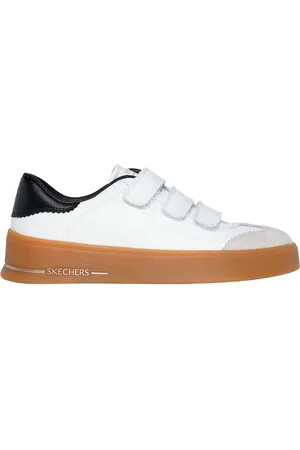 Skechers Donna Hiland - Perfect Trio Sneaker in Bianco/Nero