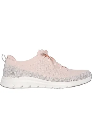 Skechers Donna Pure Flex - Pulse Sneaker in Rosa/Grigio