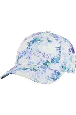 Skechers Donna Seascape Floral Hat in Porpora/Turchese