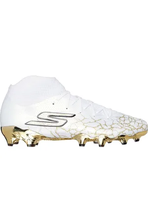 Skechers SKX_ 1.5 High Elite FG Shoes in Bianco/Nero/Oro