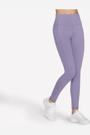 Skechers Donna GO WALK High-Waisted Legging in Grigio/Porpora