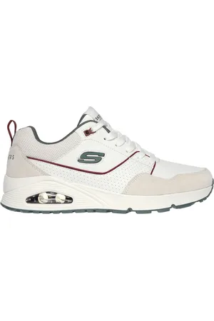 Skechers Uomo Uno - Retro One Sneaker in Bianco/Verde
