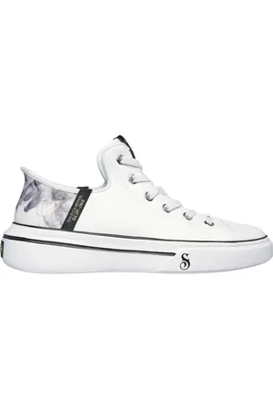 Skechers Uomo Premium Leather Slip-ins Snoop One - OG Sneaker in Bianco/Nero