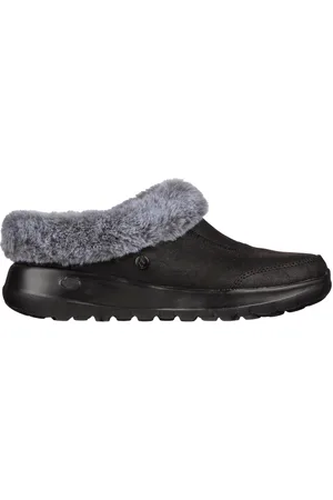 Skechers Donna GO Lounge: On-the-GO Joy - Gratify Shoes in Nero/Grigio