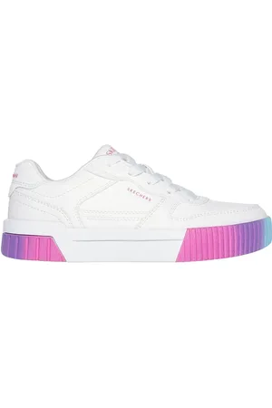 Skechers Bambina Jade Sneaker in Bianco/Multicolore