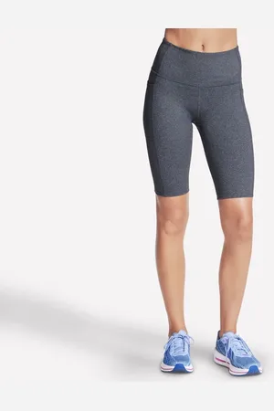 Skechers Donna GO WALK High-Waisted 10 Inch Bike pantaloni corti in