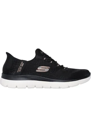 Skechers Donna Slip-ins: Summits - Classy Night Sneaker in Nero/Rosa Oro
