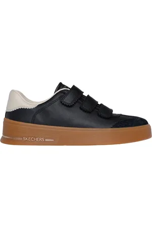 Skechers Donna Hiland - Perfect Trio Sneaker in Nero/Naturale