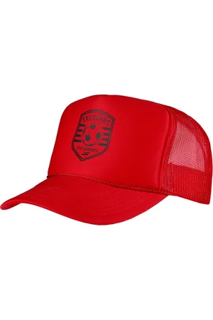Skechers Uomo Performance Trucker Hat in Rosso/Rosso