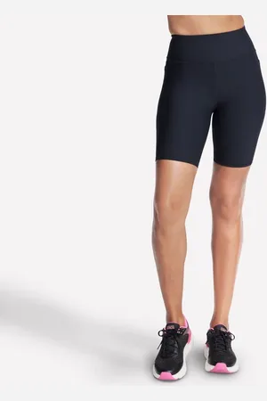 Skechers Donna GO FLEX RIB High Waisted 8 Inch Bike pantaloni corti in
