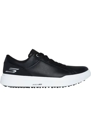 Skechers Uomo Relaxed Fit: GO GOLF Drive 6 Shoes in Nero/Bianco