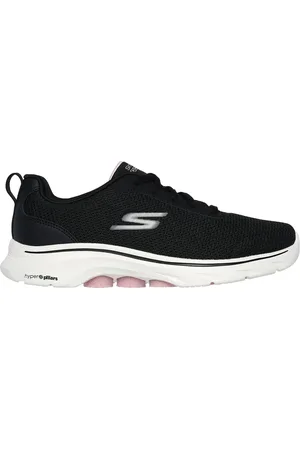 Skechers Donna GO WALK 7 - Clear Path Sneaker in Nero/Rosa