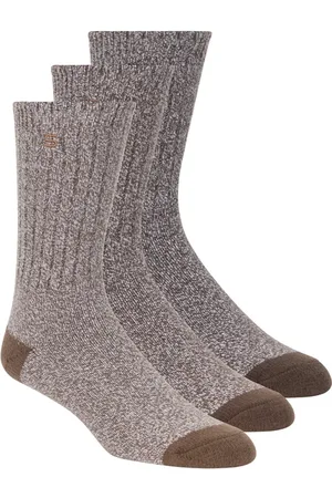 Skechers Uomo Super Soft Stivali Crew Calze - 3 Pack in