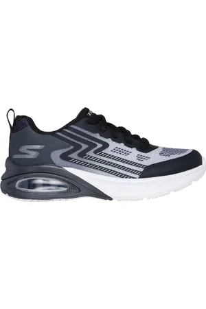 Skechers Bambino Microspec Max Advance - Vadieno Sneaker in Nero/Carbone