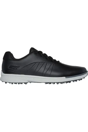 Skechers Uomo GO GOLF Tempo GF Shoes in Nero/Grigio