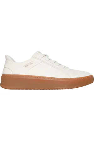 Skechers Uomo Slip-ins: Court Break - Double Vented Sneaker in Bianco/Naturale