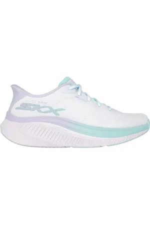 Skechers Donna Slip-ins: GO WALK Max Cushioning Arch Fit - Areena Sneaker in Bianco/uomota