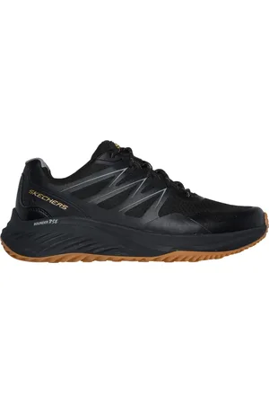 Skechers Uomo Bounder RSE - Zoner Sneaker in Nero/Oro