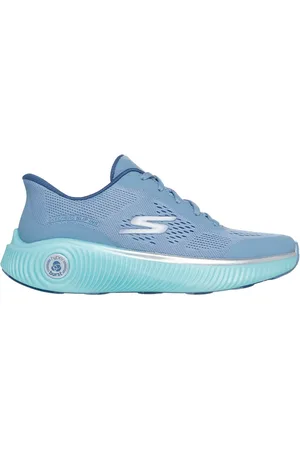 Skechers Donna Slip-ins: GO RUN Anywhere Sneaker in Blu/Turchese