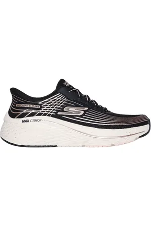 Skechers Donna Slip-ins: Max Cushioning Elite 2.0 - Kaplan Sneaker in Nero/Rosa Oro