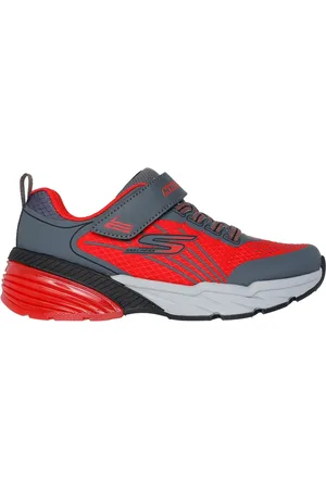 Skechers Bambino Thermoflux Elite Sneaker in Carbone/Rosso