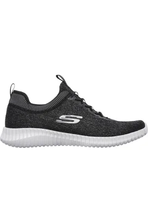 Skechers Uomo Elite Flex - Hartnell Sneaker in Nero/Grigio