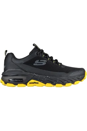 Skechers Uomo Max Protect - Liberated Sneaker in Nero/Giallo