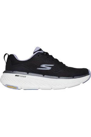 Skechers Donna Max Cushioning Premier 2.0 - Hillsborough Sneaker in Nero/Lavanda
