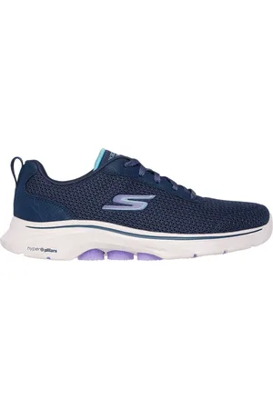Skechers Donna GO WALK 7 - Kaylor Sneaker in Blu Navy Blue/Porpora