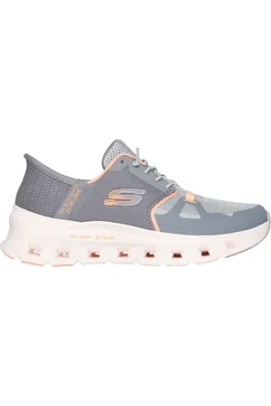 Skechers Donna Slip-ins: Glide-Step Pro Sneaker in Grigio/Arancione
