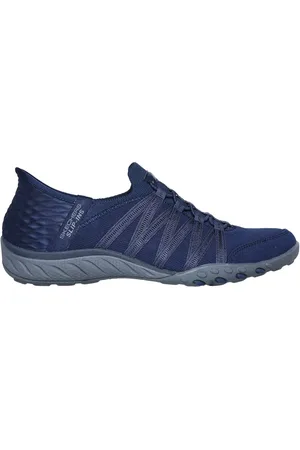 Skechers Donna Slip-ins Relaxed Fit: Breathe-Easy - Roll-With-Me Shoes in