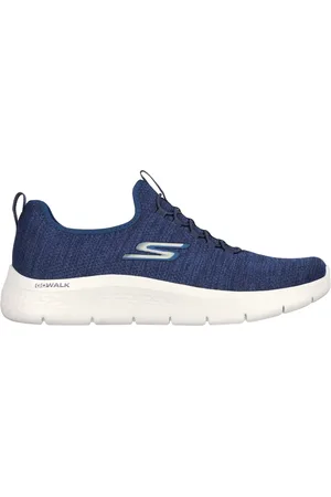 Skechers Uomo GO WALK Flex - Ultra Sneaker in Blu Navy Blue/Blu