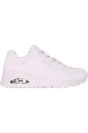 Skechers Donna Uno - Stand on Air Sneaker in Lavanda/Rosa Chiaro