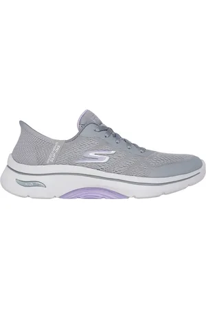 Skechers Donna Slip-ins: GO WALK Arch Fit 2.0 Sneaker in Grigio/Lavanda