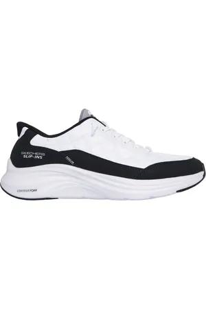 Skechers Uomo Slip-ins: Contour Foam - Cozy Fit Sneaker in Bianco/Nero