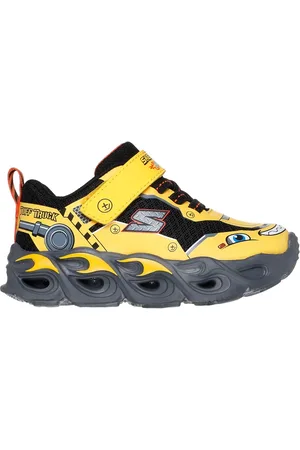 Skechers Hot Lights: Thermo Flash - Truck Trooper Sneaker in Giallo/Nero
