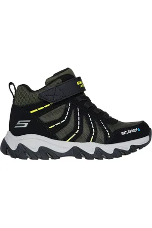 Skechers Bambino Rugged Ranger - Storm Trail Shoes in Nero/Verde