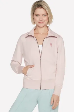 Skechers Donna The Hoodless felpa con cappuccio Diamond Giacca in