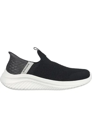 Skechers Bambino Slip-ins: Ultra Flex 3.0 - Smooth Step Sneaker in Nero/Bianco