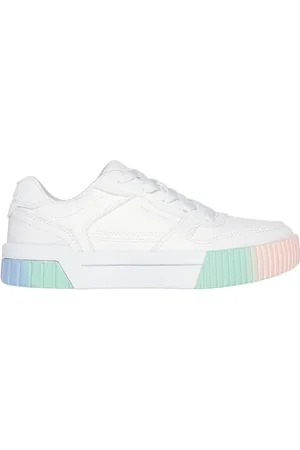 Skechers Bambina Jade Sneaker in Bianco/Multicolore