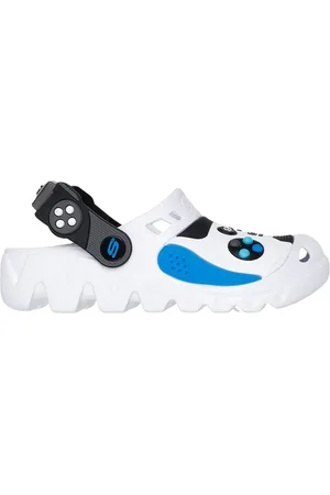 Skechers Bambino Foamies: Zaggle - Hydro-Pointz Shoes in Bianco/Nero/Blu
