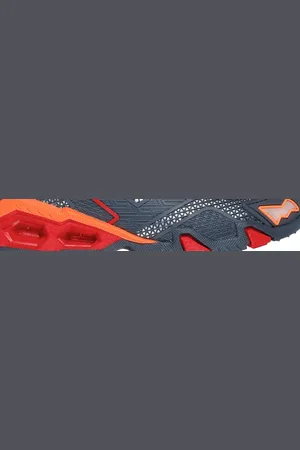 Skechers Bambino S-Lights: Hydro Lights - Heat-Tread Sneaker in Carbone/Arancione