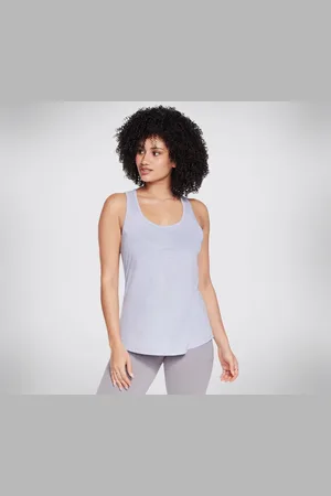 Skechers Donna GODRI SWIFT Racerback Tank in Lavanda/Rosa Chiaro