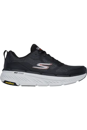 Skechers Uomo Max Cushioning Premier 2.0 - Vantage Sneaker in Carbone/Arancione