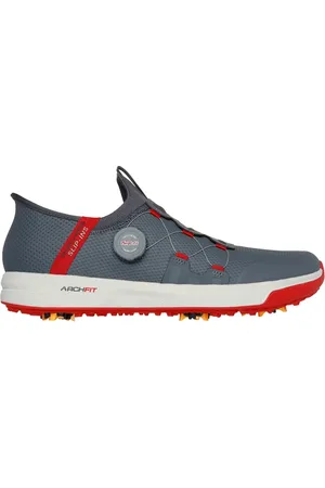 Skechers Uomo Slip-ins: GO GOLF Elite Vortex Shoes in Carbone/Rosso