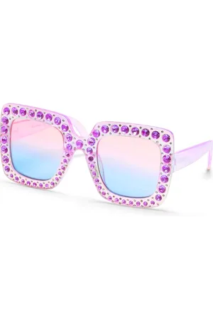Skechers Bambina Square Rhinestone occhiali in
