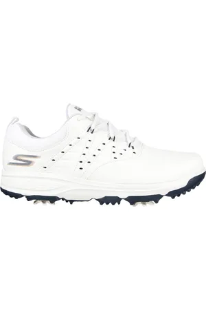 Skechers Donna GO GOLF Pro V.2 Sneaker in Bianco/Blu Navy Blue