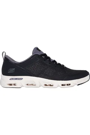 Skechers Donna Glide-Step Gratify - Lume Sneaker in Nero/Naturale