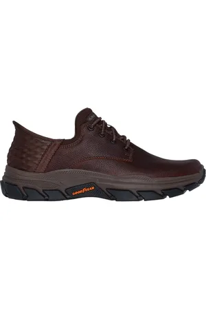 Skechers Uomo Slip-ins: Respected - Garville Shoes in Rosso/Marrone